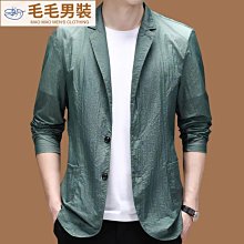 新款防晒衣男西裝上衣緊身韓版小西裝青年便西男外套潮流男裝 歷史價格詳細信息