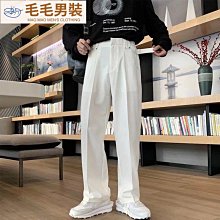 白色褲子男高級感秋季大尺碼西褲加肥加大九分褲修身休閒西裝褲胖子 歷史價格詳細信息