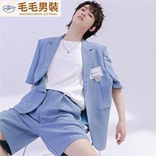 夏季薄款小西裝男士西裝套裝韓版緊身青年職業商務休閒西裝套裝.A3 歷史價格詳細信息