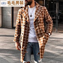 毛呢大衣 韓版雙排釦英倫風外套 風衣 2色【TJW8302】 現貨＋預購 歷史價格詳細信息