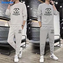 -5秋冬季男生長袖套裝 休閒運動套裝 防風外套運動長褲 兩件式套裝 連帽外套 休閒外套 路跑運動服 大尺碼套裝壬辰 歷史價格詳細信息