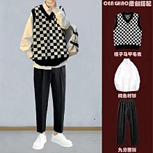 男童格子馬甲2023秋冬季新款寶寶羽絨棉加厚馬夾兒童冬款外穿背心 歷史價格詳細信息