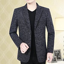 男士春秋季爸爸裝休閒小西裝 單西緊身男外套 休閒西裝男裝中年男外套 歷史價格詳細信息