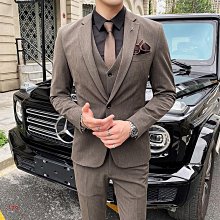 夏季薄款西服套裝男韓版修身新郎結婚訂婚禮服痞帥休閑咖啡色西裝（滿599元免運） 價格比較,價格查詢,歷史價格詳細信息
