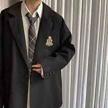 西裝 西裝外套 學院風製服 2023夏季薄款高品質冰絲垂感西服外套男寬鬆時尚西裝XF608-P40 歷史價格詳細信息