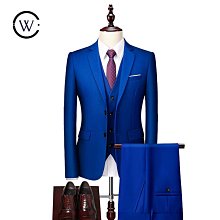 暗黑系 韓版緊身素色男士西裝三件式 新郎西裝套裝SJT955PG9265 30C8   主持人禮服 歷史價格詳細信息