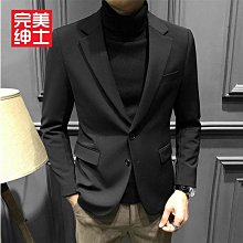 休閒西裝外套男寬鬆西裝春秋季簡約男士單西上衣復古商務牛仔夾克（滿599元免運） 歷史價格詳細信息