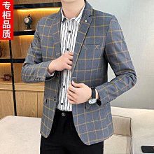 西裝男 春季休閒西裝外套男士新款緊身韓版帥氣西裝男裝上衣 男士衣著天天精選 歷史價格詳細信息