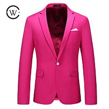 西裝男 髮型師漸變色西裝男春季23新款緊身潮流帥氣休閒夜場小西裝外套-毛毛男裝 歷史價格詳細信息