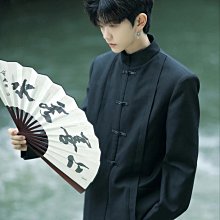 [免運]中國風復古男裝立領棉麻短袖襯衫男夏季新中式盤扣唐裝青年居士服#金隆男裝 歷史價格詳細信息