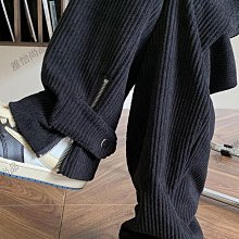 燈芯絨褲子男春秋款寬松直筒大碼美式高街潮牌痞帥垂感闊腿休閑褲-雅怡尚品 歷史價格詳細信息