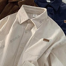 春秋燈芯絨外套男長袖ins潮牌港風日系休閑復古美式百搭潮流襯衫天天精選 歷史價格詳細信息