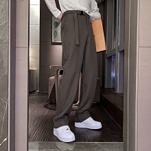 熱賣垂感西裝褲男寬松直筒闊腿dk褲子韓版潮流男生九分休閑秋季小西褲-毛毛男裝 歷史價格詳細信息