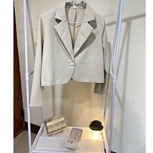 妙妙屋~韓國東大門新款時尚百搭顯瘦長袖小外套短版西裝外套女秋款外穿 歷史價格詳細信息