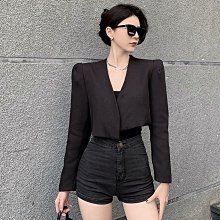 妙妙屋~外套 Ins風韓版正肩西裝外套短版露肚小外套春秋穿搭大尺碼休閒外套女 價格比較,價格查詢,歷史價格詳細信息