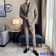 西裝套裝設計感小眾秋冬新款職業商務男士西裝職業正裝【B1118】 高級感毛呢西裝外套男秋冬季輕熟風韓版潮流緊身痞帥休閒西 歷史價格詳細信息