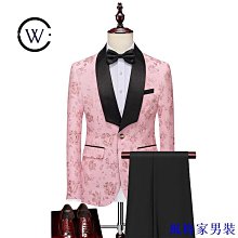 暗黑系 西裝套裝男士商務休閒正裝三件式緊身新郎結婚禮服英倫格子西裝男 307PGH200 31B1 正裝男誘惑 主持人禮（滿599元免運） 歷史價格詳細信息