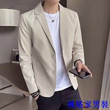#男士西裝外套# 夏季薄款休閒3/4袖小西裝男士韓版修身單西上衣時尚中袖西裝外套時尚 歷史價格詳細信息
