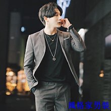 西服套裝男兩粒扣純色伴郎禮服西裝職業上班韓版修身小西裝三件套 歷史價格詳細信息