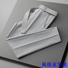 西裝 休閒長 窄管 西 哈倫 1件2件 秋冬純棉中年男士寬松直筒爸爸休閑高深襠中老年男 歷史價格詳細信息