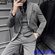 （外套+馬甲+褲子 3件套）歐美風格高級男士西裝套裝 婚禮/宴會/晚會通用禮服 歷史價格詳細信息