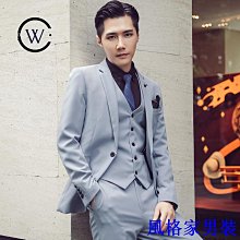 暗黑系 西裝套裝男士商務休閒正裝三件式緊身新郎結婚禮服英倫格子西裝男 307PGH200 31B1 正裝男誘惑 主持人禮（滿599元免運） 歷史價格詳細信息