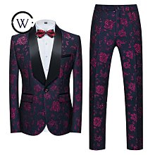 暗黑系 西裝套裝男士商務休閒正裝三件式緊身新郎結婚禮服英倫格子西裝男 307PGH200 31B1 正裝男誘惑 主持人禮（滿599元免運） 歷史價格詳細信息