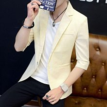 七分袖小西裝外套短袖2023秋季新款女士西服套裝薄款修身黑色正裝-格林賣場 歷史價格詳細信息