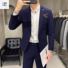 【集道男裝館】現貨西服 西裝套裝 西服套裝男士三件套韓版修身新郎伴郎帥氣結婚禮服休閑正裝小西服 歷史價格詳細信息