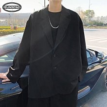 簡約商務西裝外套男春秋咖啡色長袖套裝休閒寬鬆輕便外套 歷史價格詳細信息