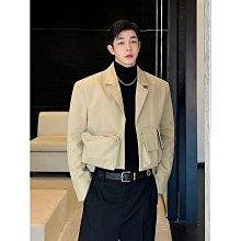 秋季皮夾克男痞帥韓版緊身茄克衫頭層牛皮外套高檔真皮皮衣男-毛毛男裝 歷史價格詳細信息