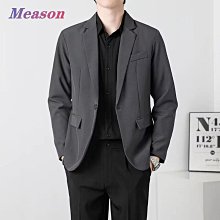 Meason  外套男 夏季薄款冰絲西裝男生外套 商務休閑輕薄透氣單層休閒西裝 西裝男 薄西裝外套 A13 歷史價格詳細信息