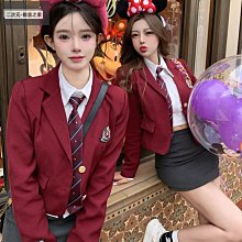 jk制服套裝 英倫校服班服 夏季學院風白色短袖襯衫+百褶裙 軟妹服學生服 變裝派對 性感 情趣 制服誘惑 歷史價格詳細信息