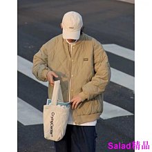 菱格紋棉服 日系氣質設計感 復古娃娃領寬鬆翻領厚實保暖外套 黑色 白色 韓系 正韓風格 SISTERXOXO KOREA 歷史價格詳細信息