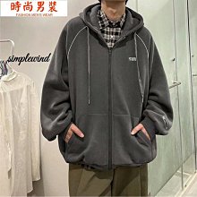 (秋季男裝薄外套)（男裝上衣服）燈芯絨外套男秋季2024潮牌休閒上衣日系工裝春秋男士翻領夾 歷史價格詳細信息