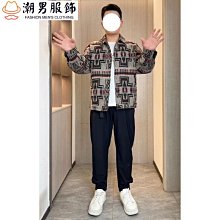熱賣 新款 微胖顯瘦男裝套裝單件樓蘭服飾港風潮流外套男秋大尺碼寬鬆休閒夾克~潮男服飾 價格比較,價格查詢,歷史價格詳細信息