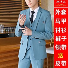【熱賣精選】西裝男套裝休閑婚禮外套男士西服結婚禮服小西裝正裝伴郎服三件套 歷史價格詳細信息