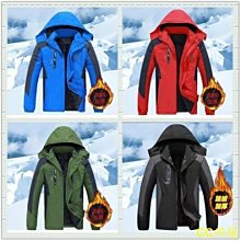 熱賣衝鋒衣 防水外套 防風外套 衝鋒外套 登山外套 戶外衝鋒衣男三合一兩件套春秋外套可拆卸內膽冬季防風防水滑雪服-潮男服飾 歷史價格詳細信息