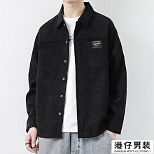 港仔男裝 M8XL 大尺碼襯衫 休閒襯衫 牛仔襯衫 大尺碼牛仔襯衫男長袖潮復古寬鬆胖子加肥加大肥佬男士春季外套純棉~時尚男裝 歷史價格詳細信息