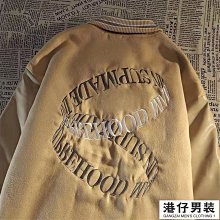 美式高街棒球服外套男秋季潮牌側邊條紋上衣高級感痞帥機車【超齡男裝】 歷史價格詳細信息