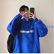 港風加絨帽T  M-5XL大碼繡花情侶連帽衛衣寬版OVERSIZE落肩運動大學T 7色【逆主流】 歷史價格詳細信息