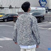 美式復古牛仔外套男春秋款潮牌復古設 拼接工裝夾克情侶百搭上衣天天精選 歷史價格詳細信息