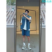 扎染背心 男潮牌嘻哈ins港風帥氣bf寬鬆百搭外穿潮無袖T恤-潮流精選 歷史價格詳細信息