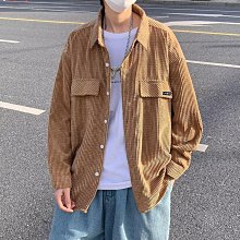 燈芯絨長袖襯A男秋季 新款工裝風長袖襯A外A 外貿  A 歷史價格詳細信息