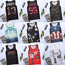 無袖t恤男士寬鬆背心跨欄運動籃球無袖外穿純棉假兩件背心男-潮流精選 歷史價格詳細信息