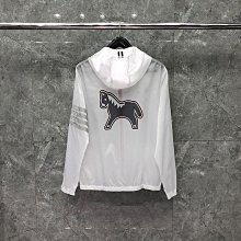 TB THOM羊羔外套男秋冬棉夾克皮毛一體連帽寬鬆後織帶加絨大衣男女同款 歷史價格詳細信息