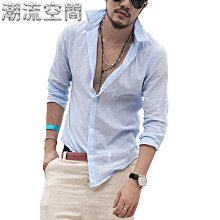 ebay新款春裝新款男士長袖襯衫休閑棉襯衣水洗襯衫 歷史價格詳細信息
