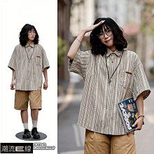 條紋襯衫外套男襯日系休閑寬松衣服潮流男士長袖襯衣新春季 韓系短袖襯衫男 修身襯衫 百搭襯衫 軍裝襯衫 休閒襯衫-潮男服飾 歷史價格詳細信息