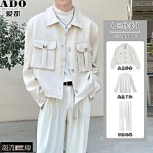 三件式小西裝薄外套寬版短褲套裝女長袖 短袖西裝女 西裝套裝女 職業裝 小個子短袖西裝套裝 歷史價格詳細信息