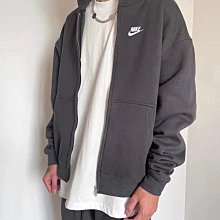 NIKE 耐克開衫衛衣 耐吉 立領風衣夾克 學院風制服 隊服 上衣 拉鏈長袖立領開衫純色棒球服羅紋底擺夾克 348542 歷史價格詳細信息